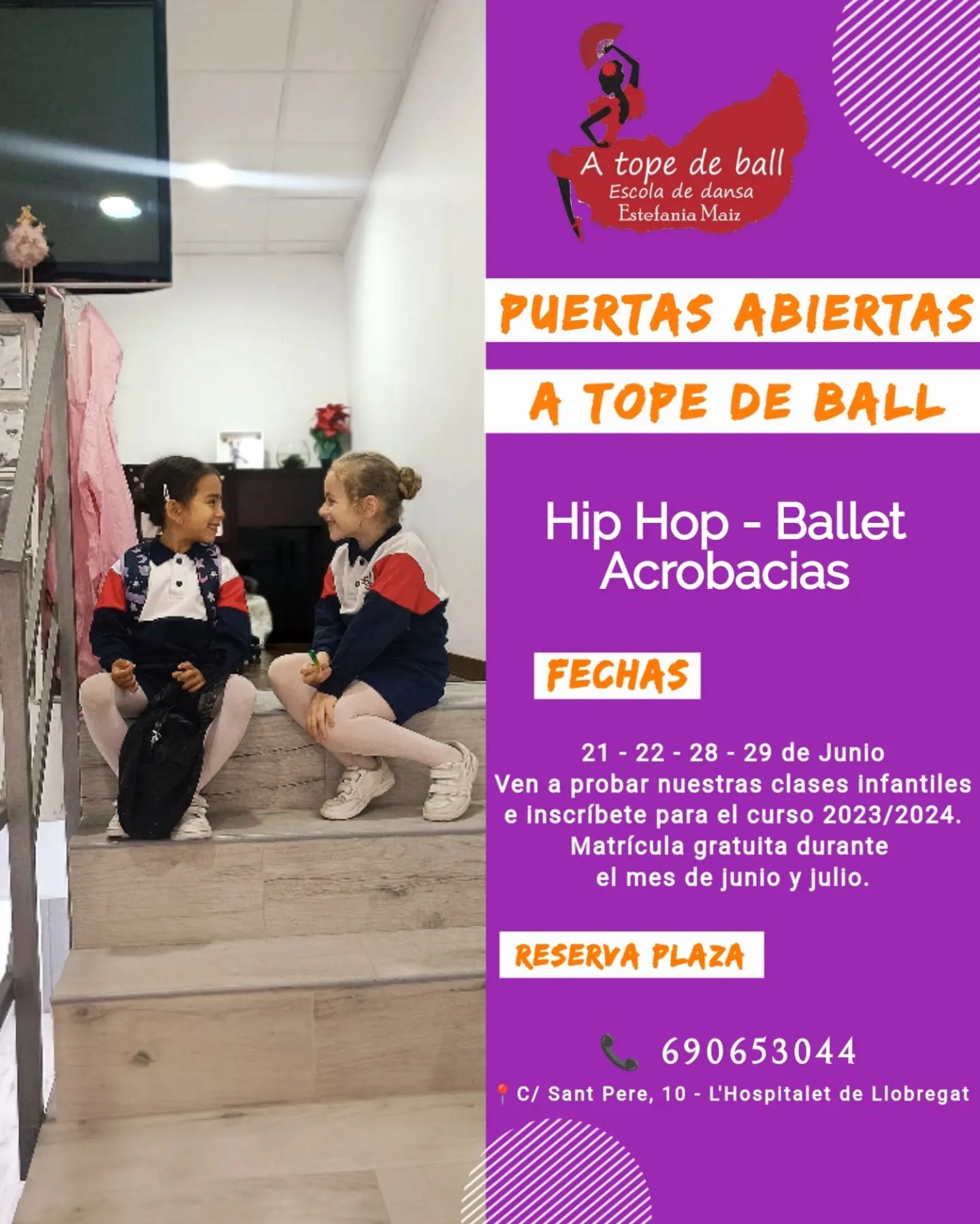 Puertas abiertas Hip Hop Ballet Acrobaciones